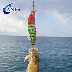 ANFS señuelos híbridos para sepias y pulpos con calamar