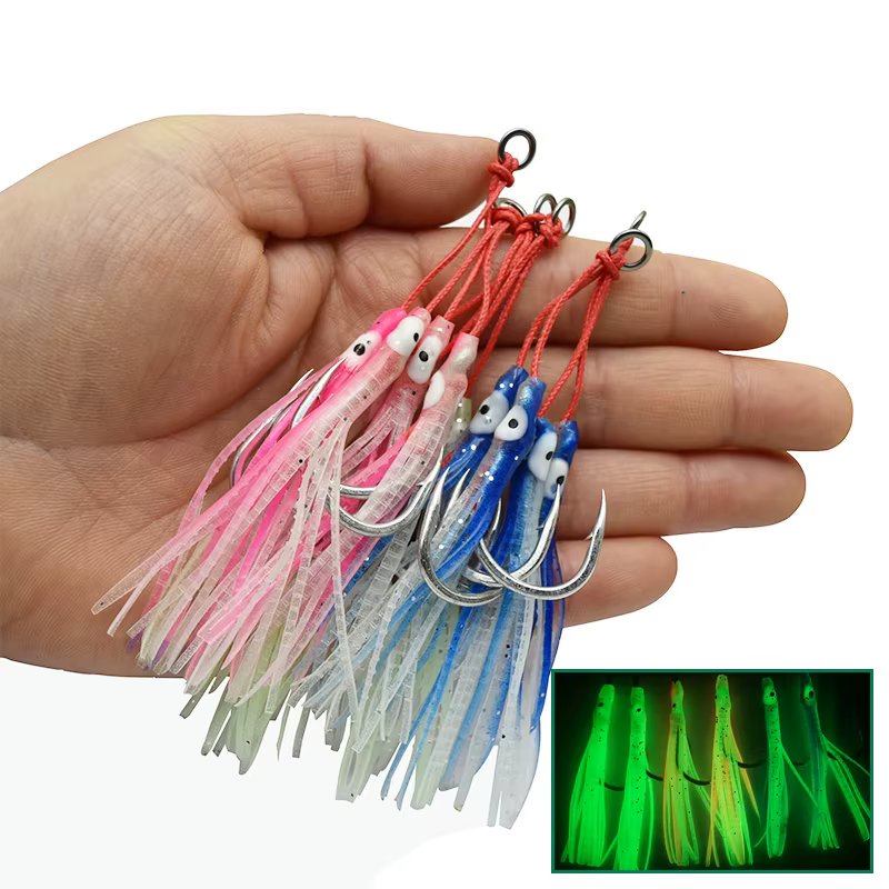 Metal Jig Mate Pulpo Luminoso - Acero alto carbono - imagen 2
