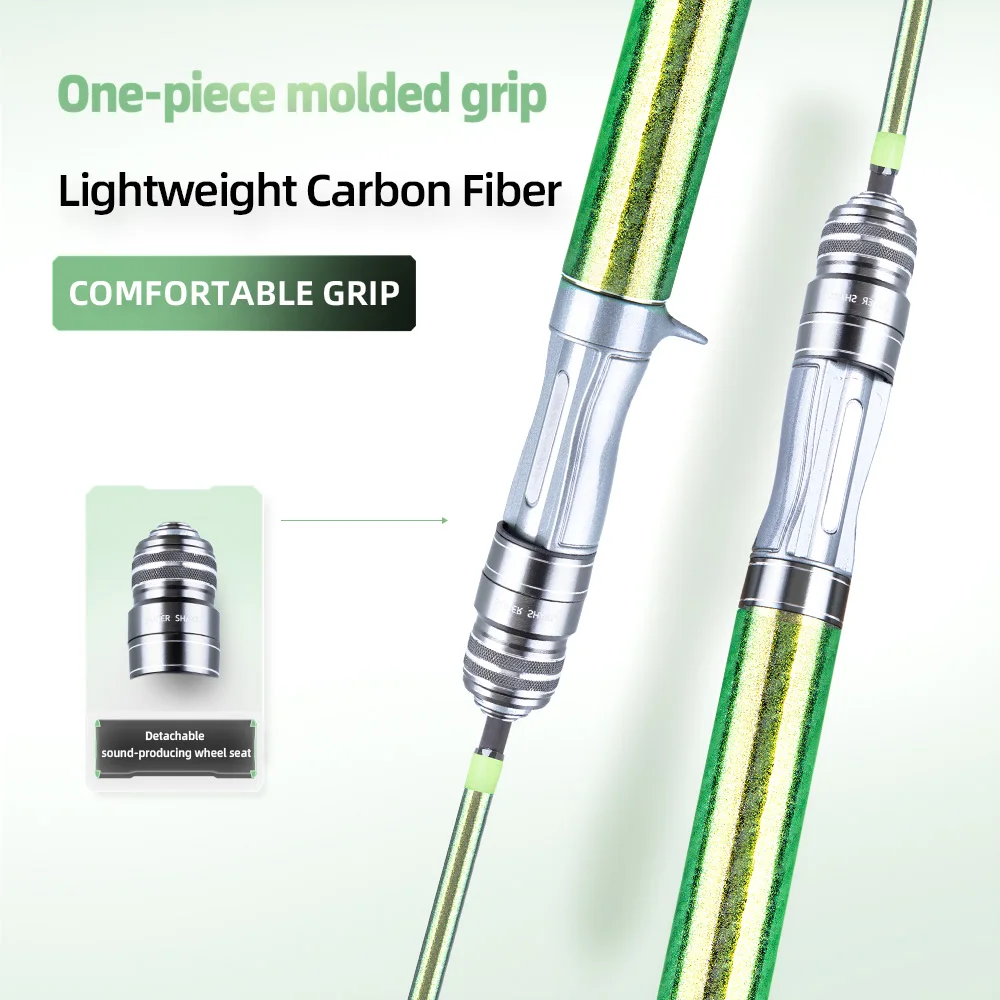 Caña ultraligera portátil FISHINGFANS KUAISHA de carbono para trucha - imagen 2