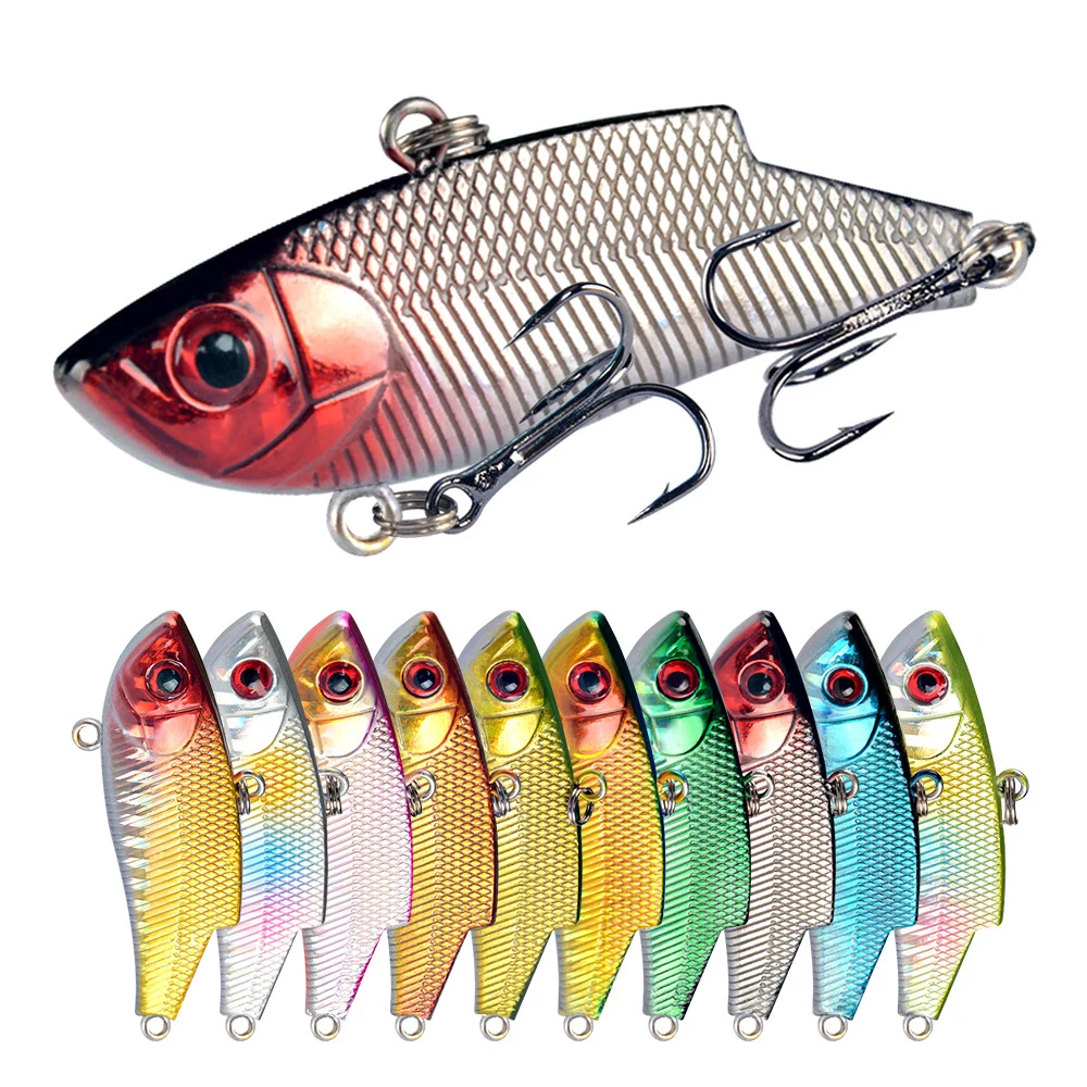 Señuelo duro VIB tipo cuchara y crankbait wobbler para pesca