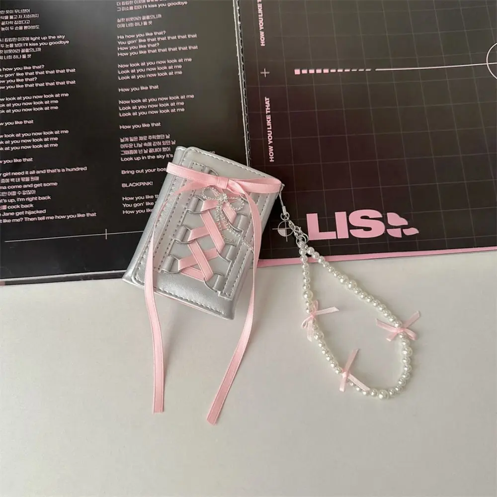 Cartera casual Y2K plateada con correa y monedero corto mujer - imagen 5