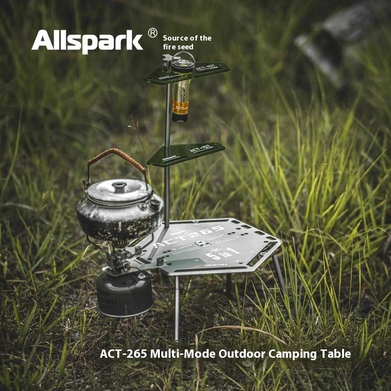 Allspark ACT-265 Mesa plegable para pesca – Ligera portátil río mar - imagen 5