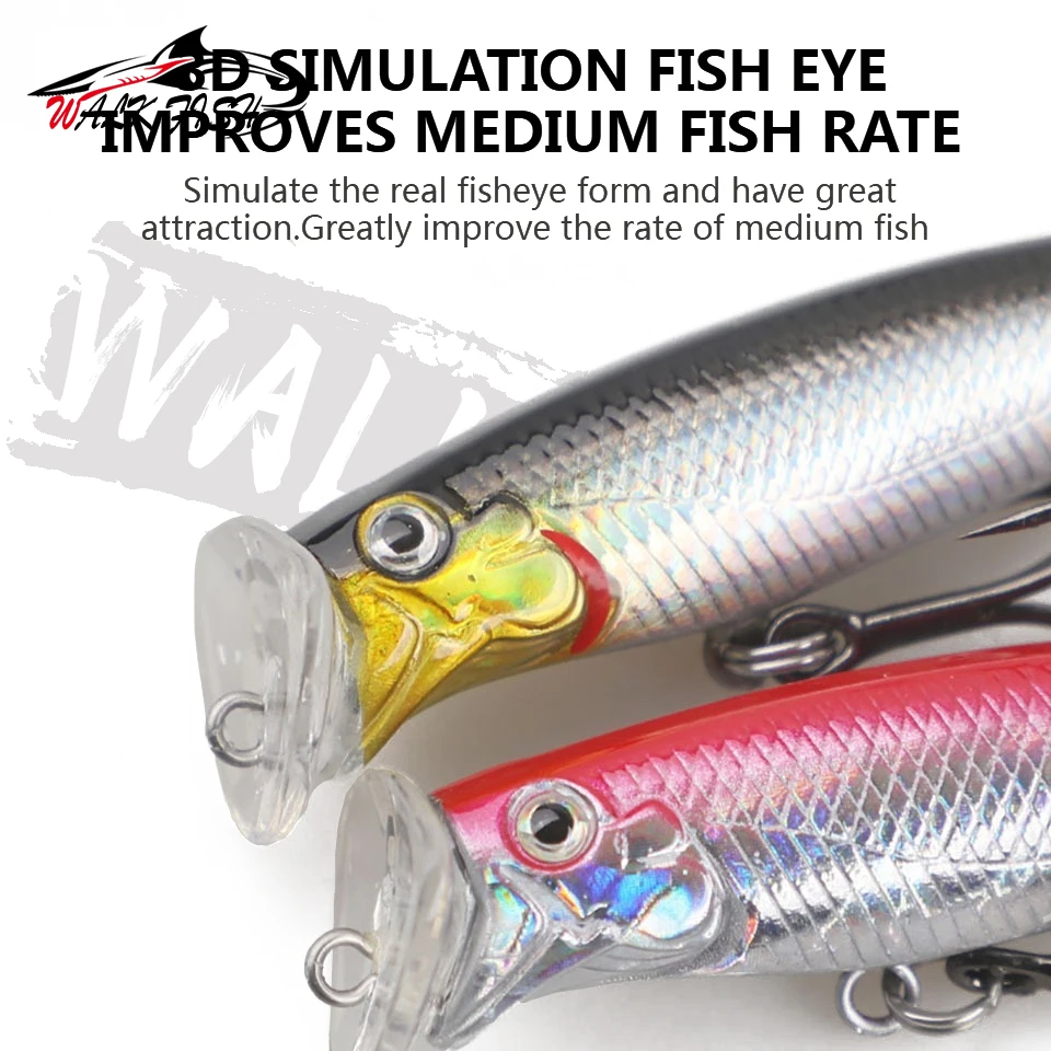Cebo Popper Walk Fish 73mm 12g para lubina y trucha - imagen 3