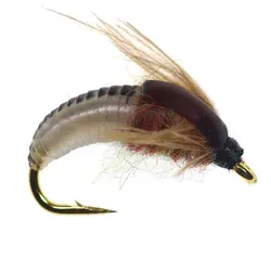 Anzuelo de ninfa artificial con púas para pesca de carpa