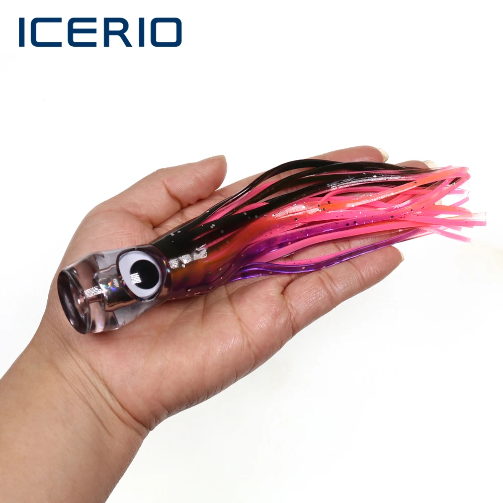 ICERIO Señuelo arrastre profundo resina hundimiento rápido atún wahoo