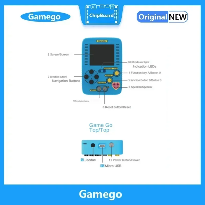 Consola programable Seeed GameGo portátil para proyectos - imagen 2