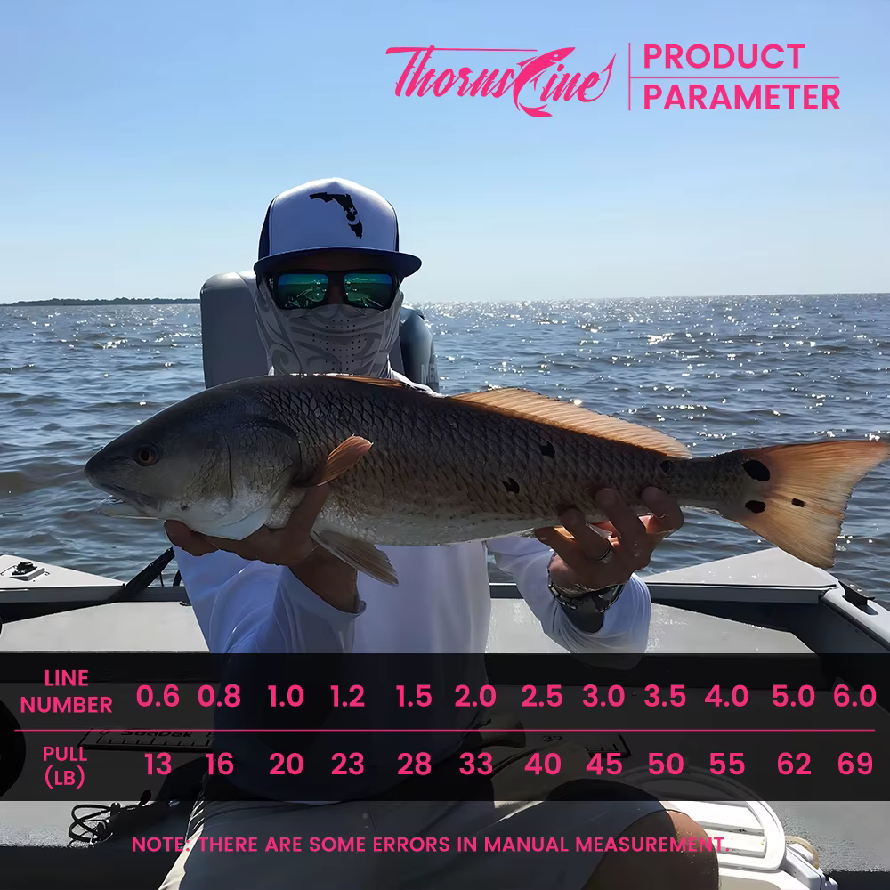 Thornsline X8 hilo trenzado multifilamento PE para pesca de carpa - imagen 5