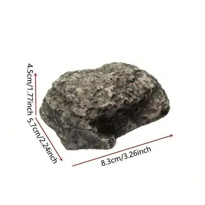 Caja fuerte escondida entre rocas naturales