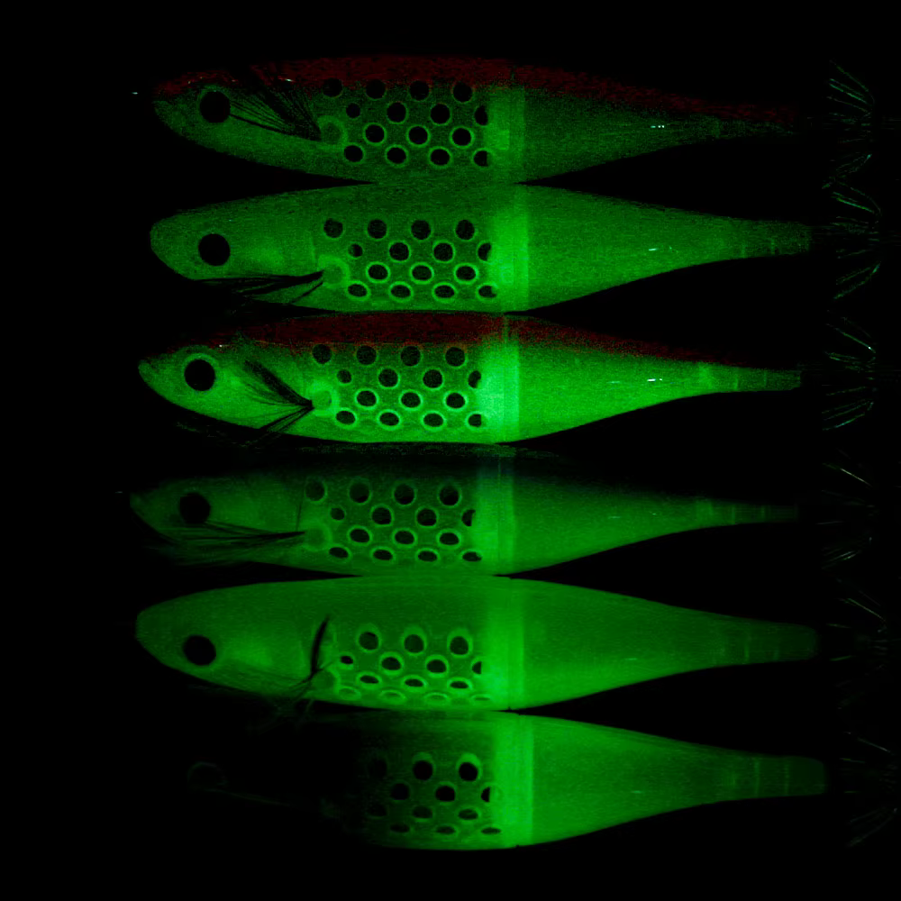 Plantilla Luminosa de Calamar Gamba para Pesca – Señuelo Eficaz - imagen 3