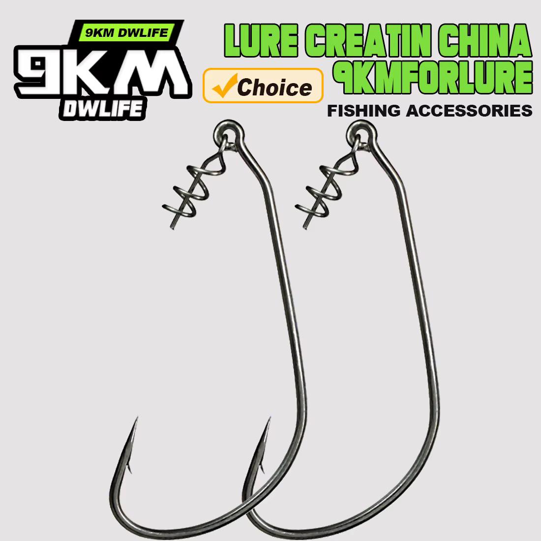 EWG 9KM anzuelos Twistlock para vinilo de lubina - imagen 3