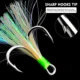 Anzuelo triple Proberos con pluma y púas – Acero carbono - imagen 3