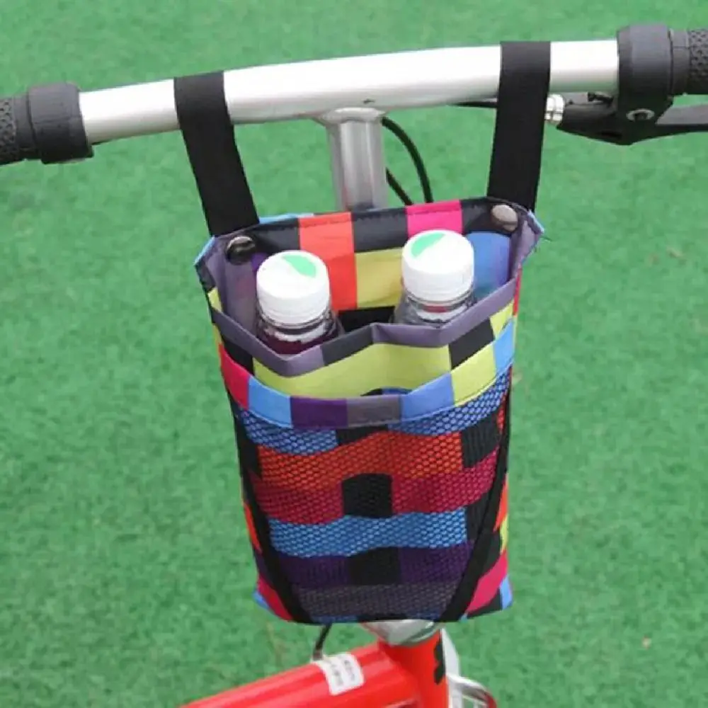 Bolsa impermeable frontal de tela 600D negra multicolor para ciclismo - imagen 5