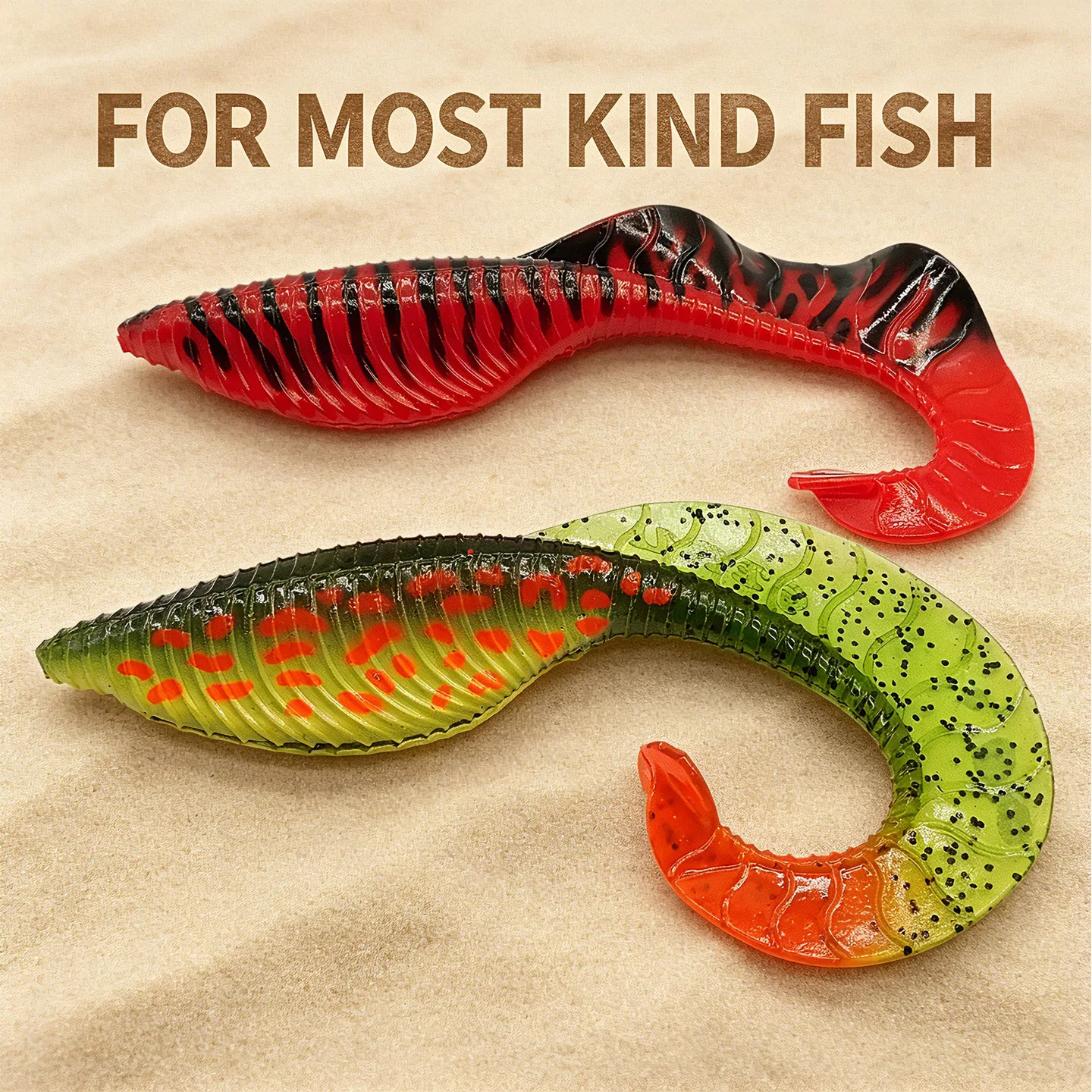 Señuelo Dragon Grub 120mm tipo swimbait
