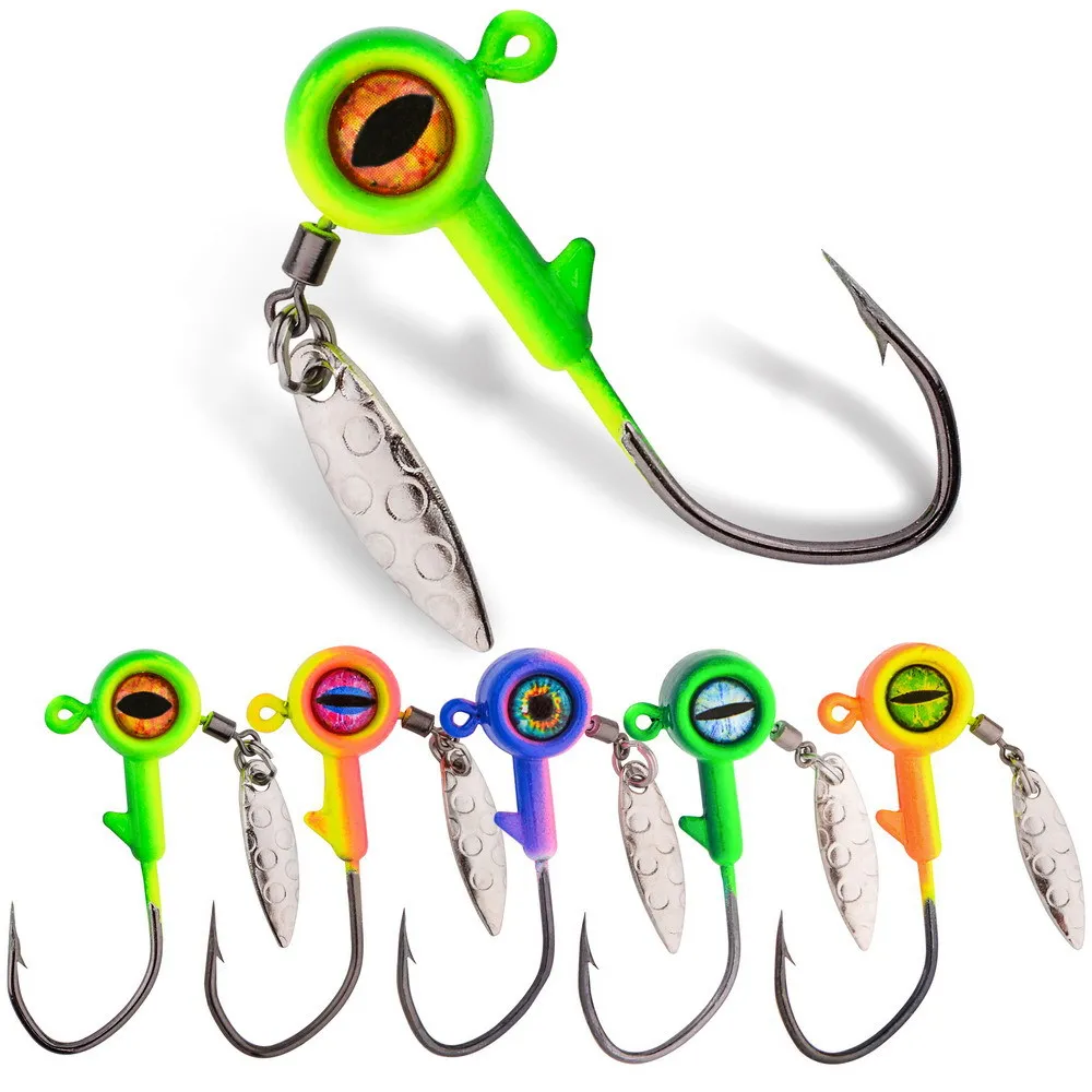 Jig Head Underspin con pala Sauce – Señuelo para agua salada y dulce - imagen 5