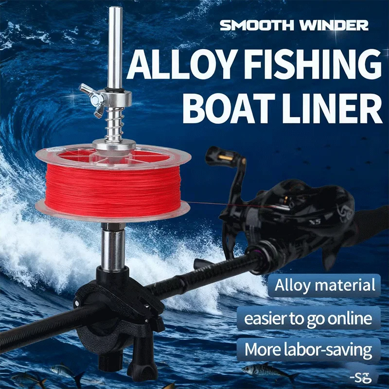 Carrete de pesca de aluminio con bobina lisa y relación 3,6:1 - imagen 4