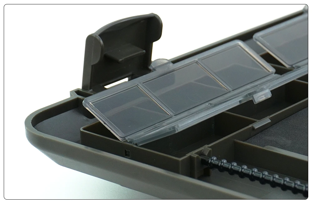 Caja completa en el entorno de pesca