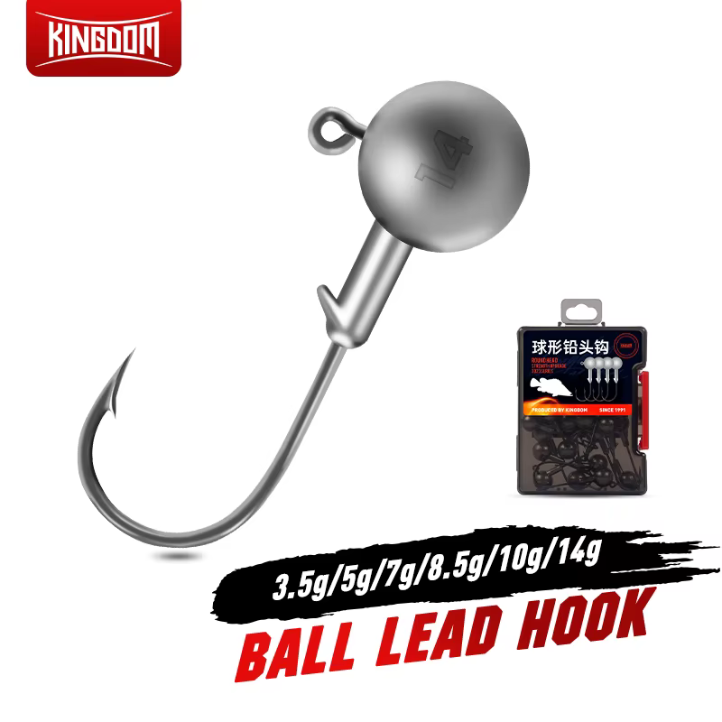 Kingdom Anzuelos Jig Head — Cabeza de manivela para vinilos - imagen 2