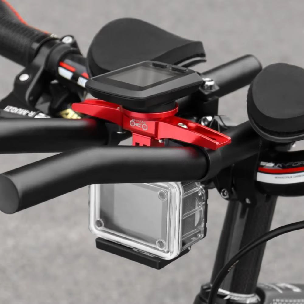 Soporte ajustable para ciclocomputador y accesorios