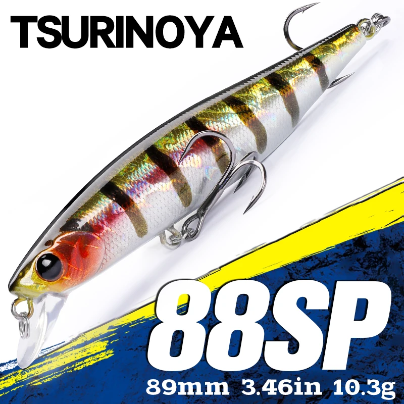 TSURINOYA Minnow suspending Jerkbait para lucioperca y lubina - imagen 5