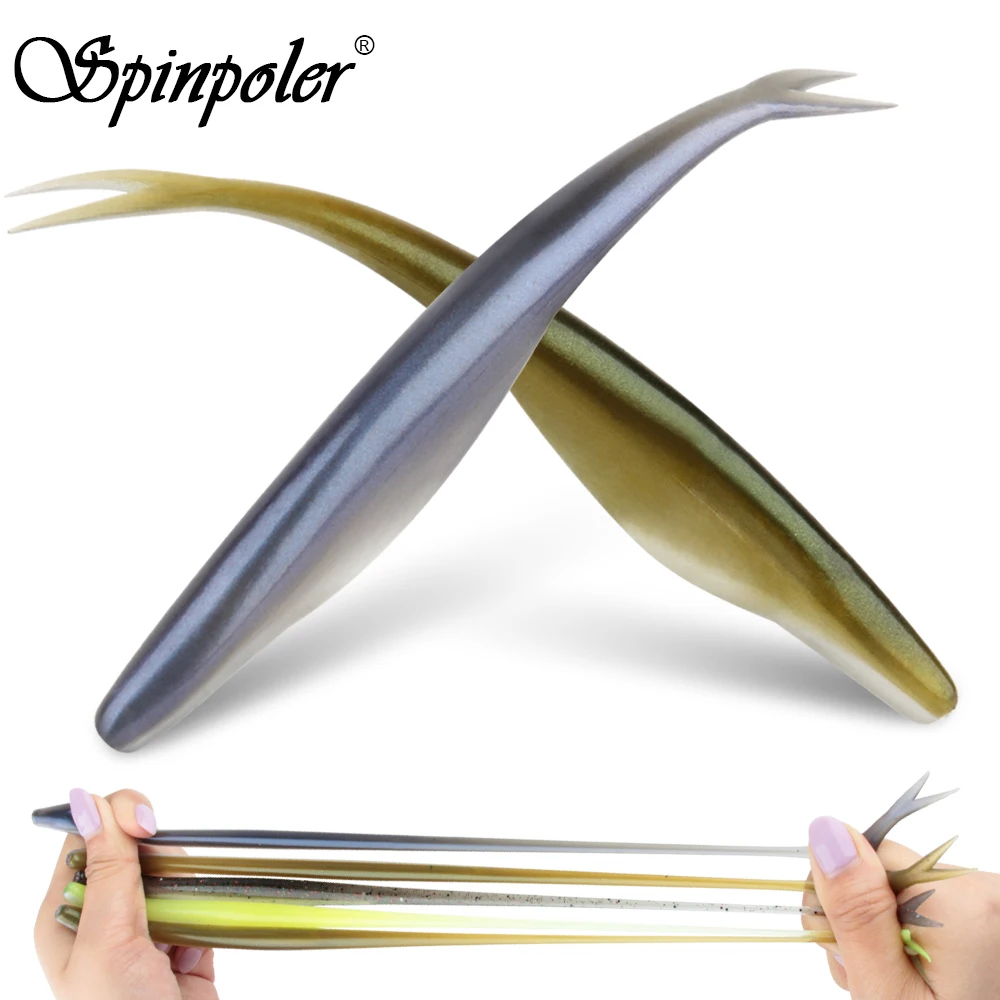 Spinpoler Jerk Shad TPR – Swimbait flotante silicona para Pike y Bass