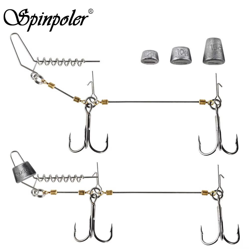 Spinpoler The Pike Stinger Rig – Montaje con peso en espiral para lucio - imagen 2