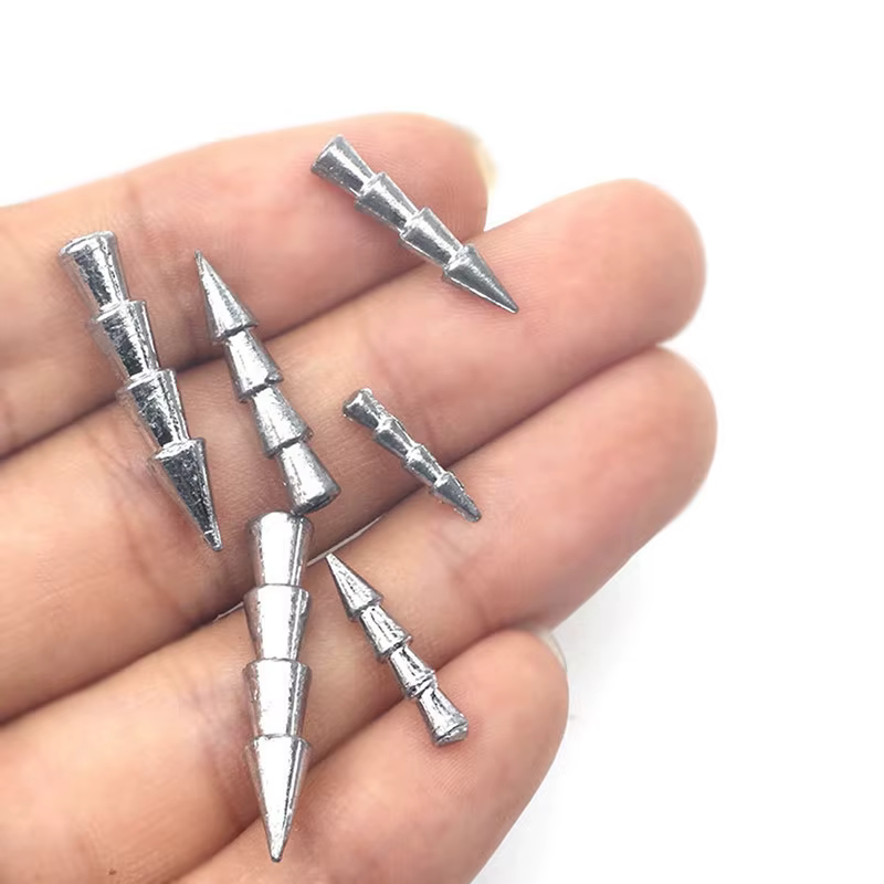 Cabezas de Plomo Inserción Set 7 Tamaños 0,5g-4g - imagen 3