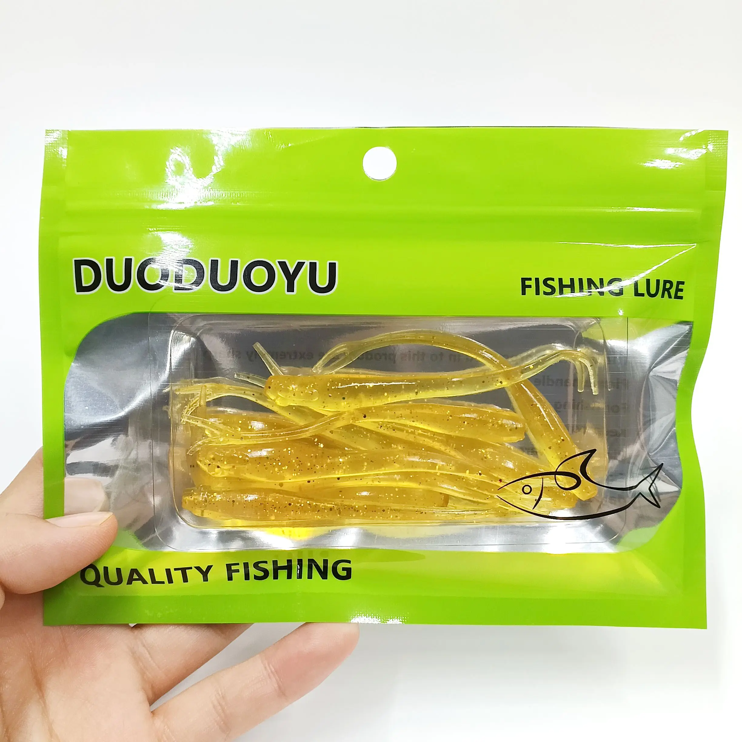 DUODUOYU señuelos de vinilo minnow para lubina en agua salada - imagen 4
