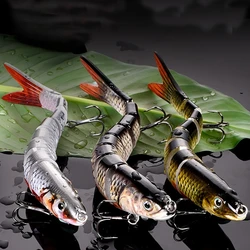 Swimbaits multiarticulados de hundimiento lento para lubina y trucha