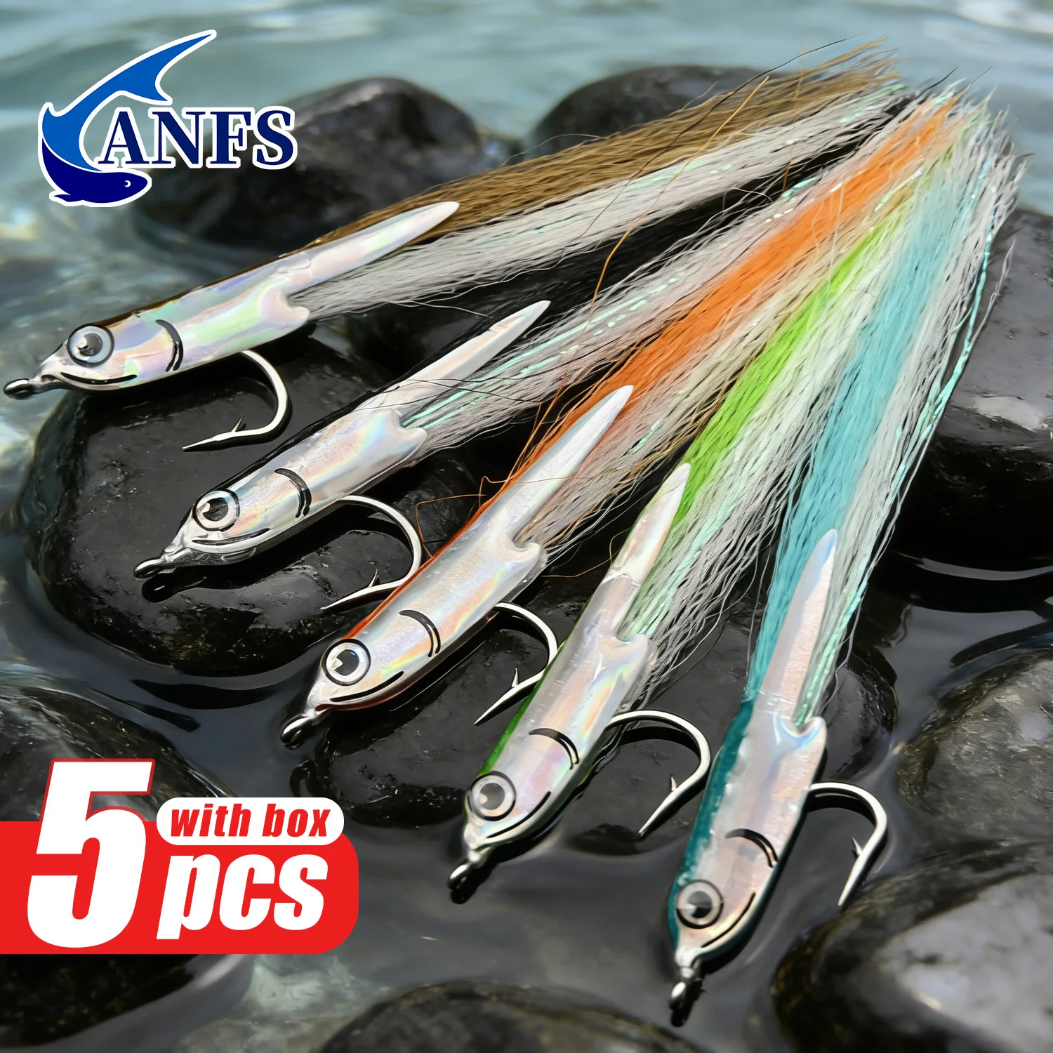 ANFS Moscas Surf Candy Streamer para Agua Salada - imagen 5