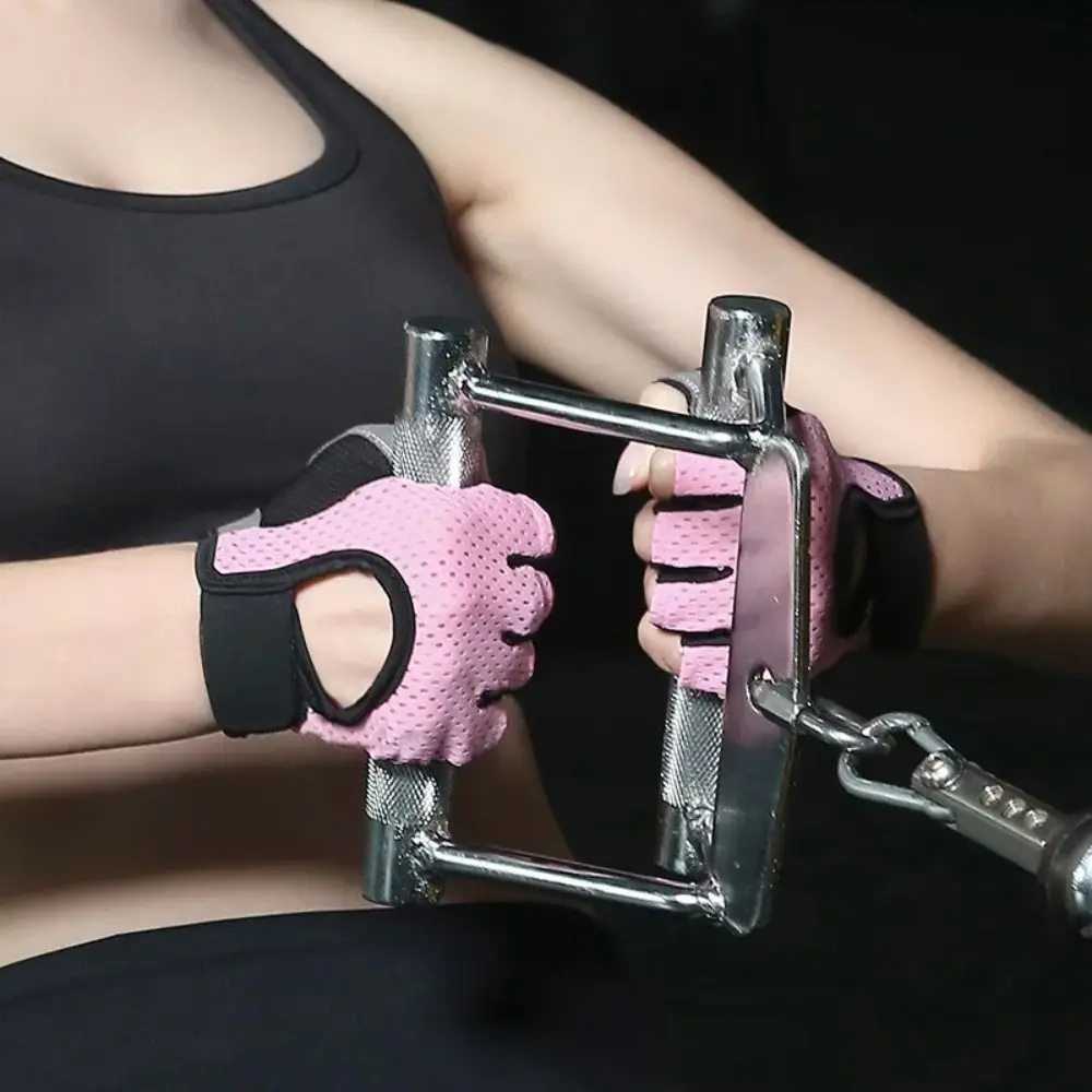 Guantes sin dedos antideslizantes transpirables para entrenamiento - imagen 2