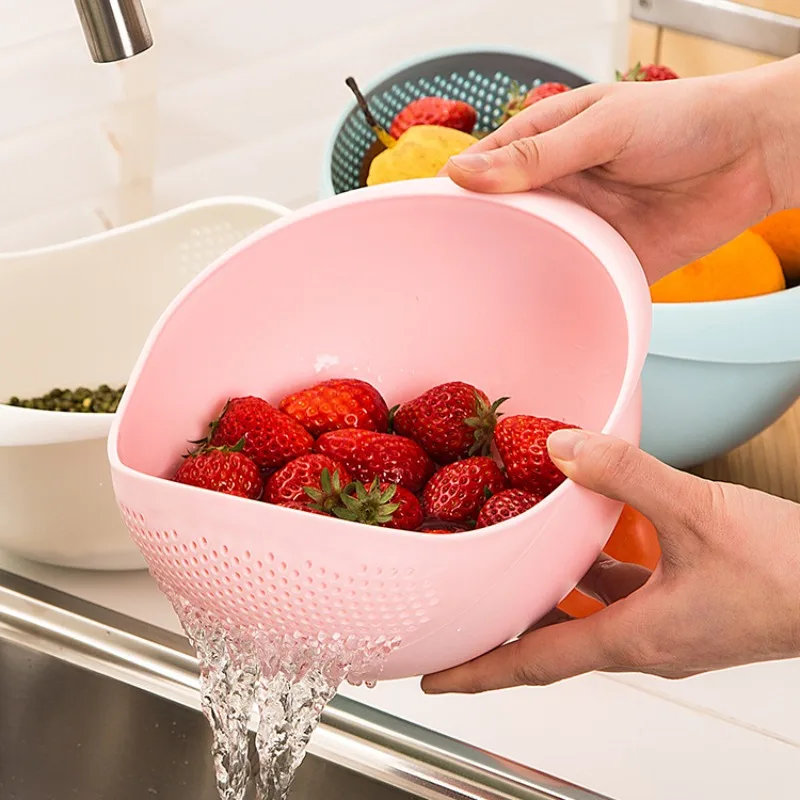 Colador escurridor de frutas y verduras de plástico alimentario - imagen 5