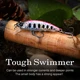 TSURINOYA Minnow Intruder hundimiento – Señuelo para perca, lucio - imagen 4