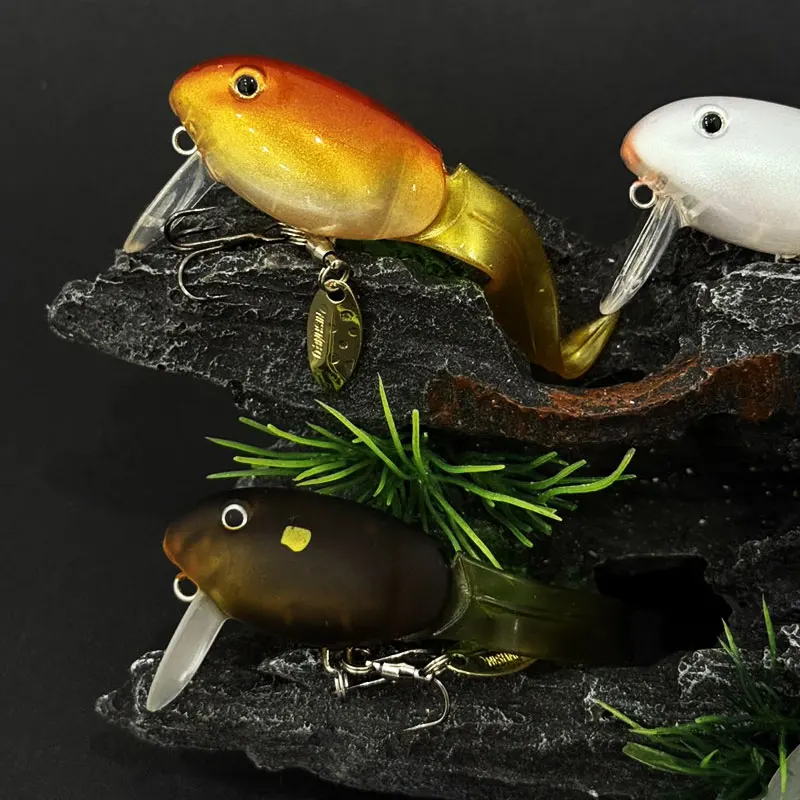 Señuelo Wobbler Tadpole flotante biomimético – para lubina y lucio - imagen 5