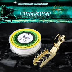 Señuelos duros de acero inoxidable y protector para cebo para pesca