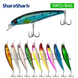 ShareShark Wobbler Minnow para lubina y lucio – señuelo artificial