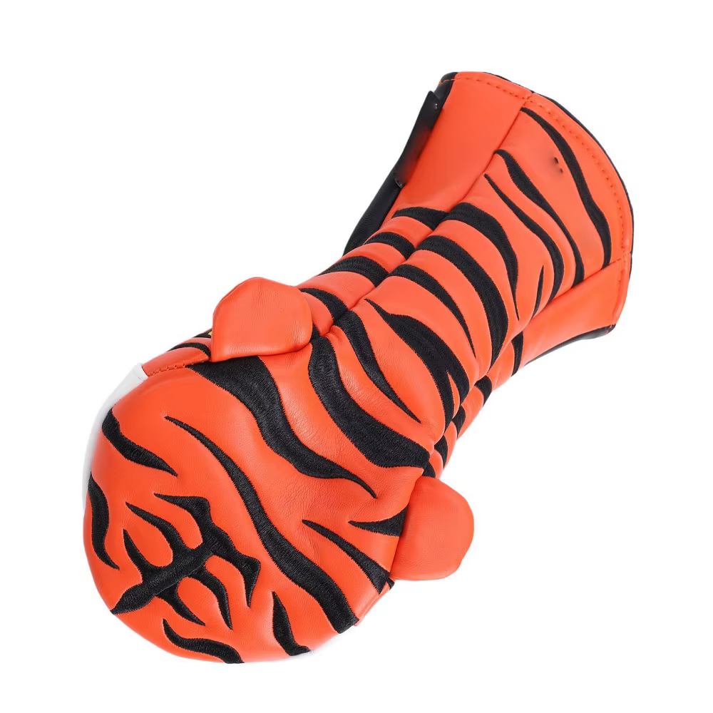 Cobertura de cabeza de golf PU con tigre animado – tallas - imagen 5