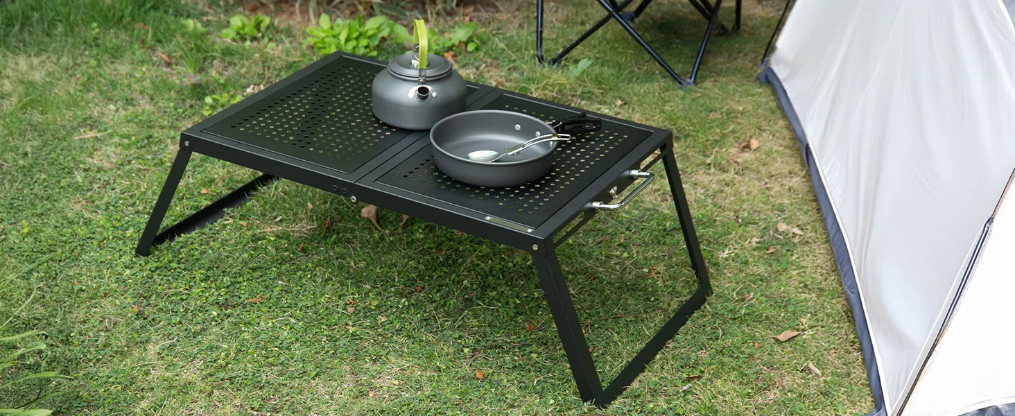 Mesa de camping IGT portátil CHANGE MOORE vista general