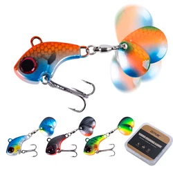 Goture Wobbler Metal Vib – Cuchara giratoria para trucha