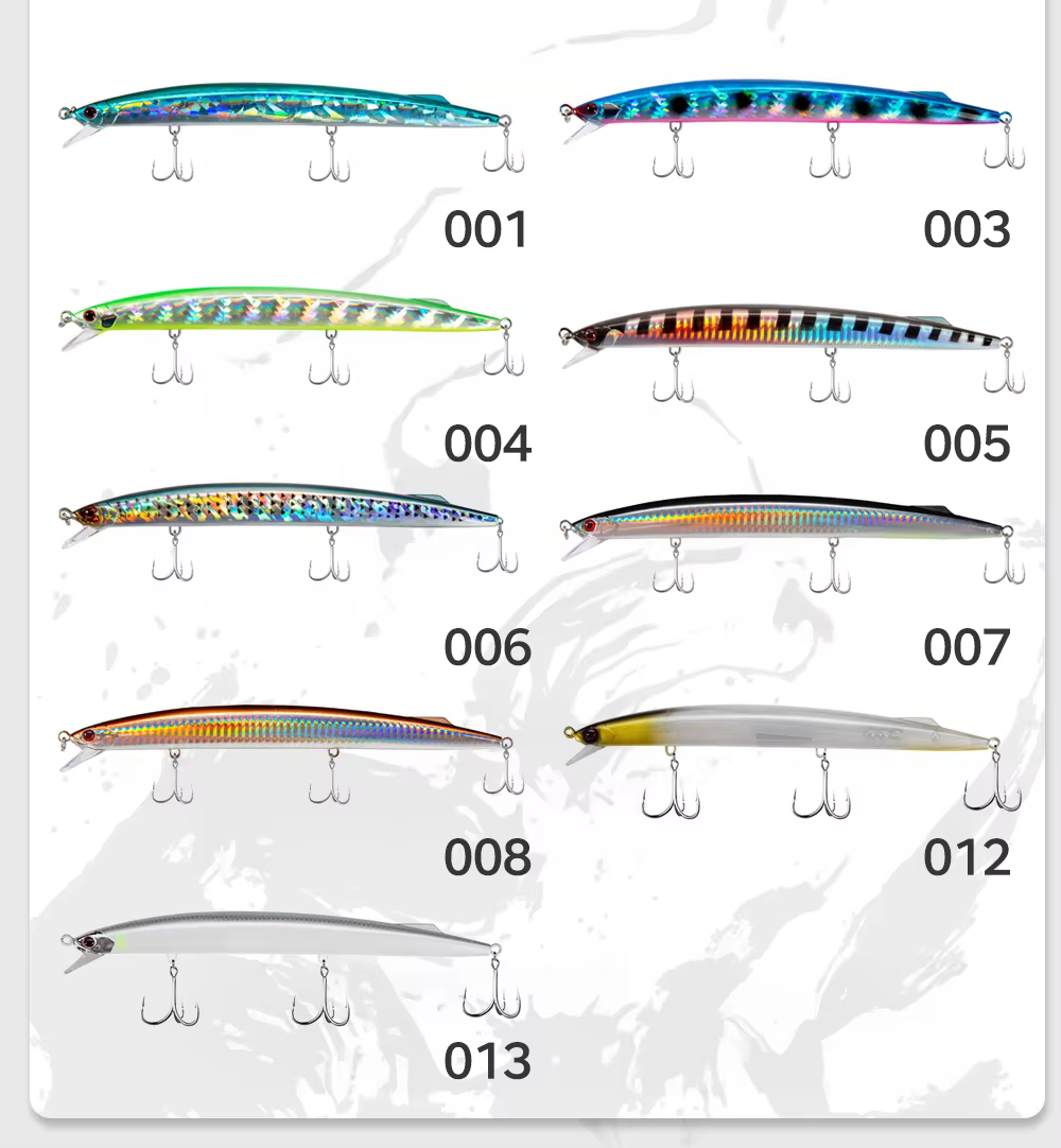 Jerkbait hundido Minnow DT5016 – Señuelo para lucio - imagen 2