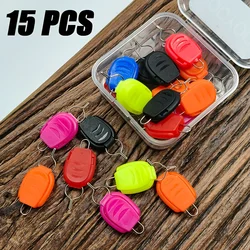 Abrazaderas de línea baitcasting con clips portátiles anti-enredos