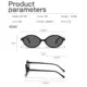 Gafas de sol redondas pequeñas con montura ligera y UV400 de viaje - imagen 2