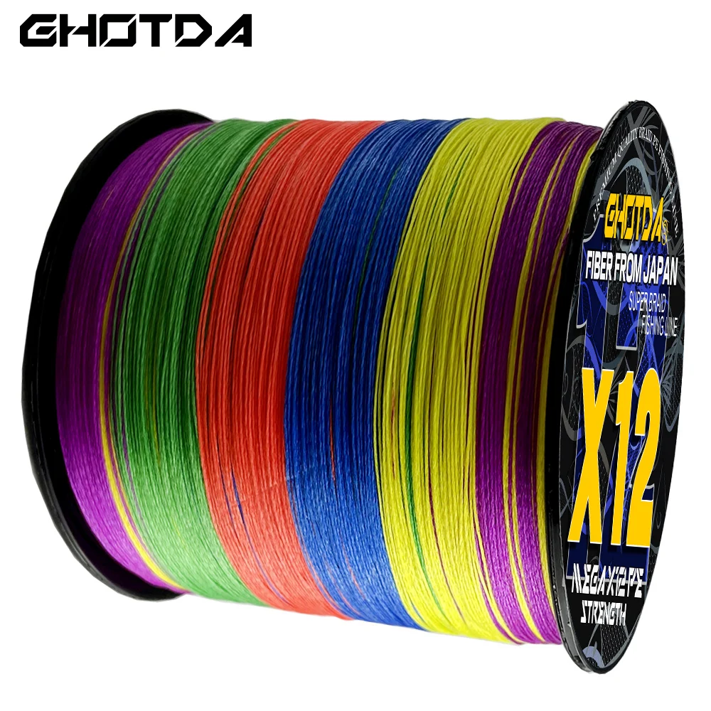 GHOTDA trenza multifilamento PE 20-120lb – 300m - imagen 5
