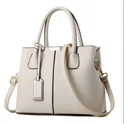 Bolso bandolera de PU elegante para mujer, gran capacidad