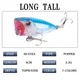 Popper de superficie flotante para pesca de trucha – wobbler - imagen 2