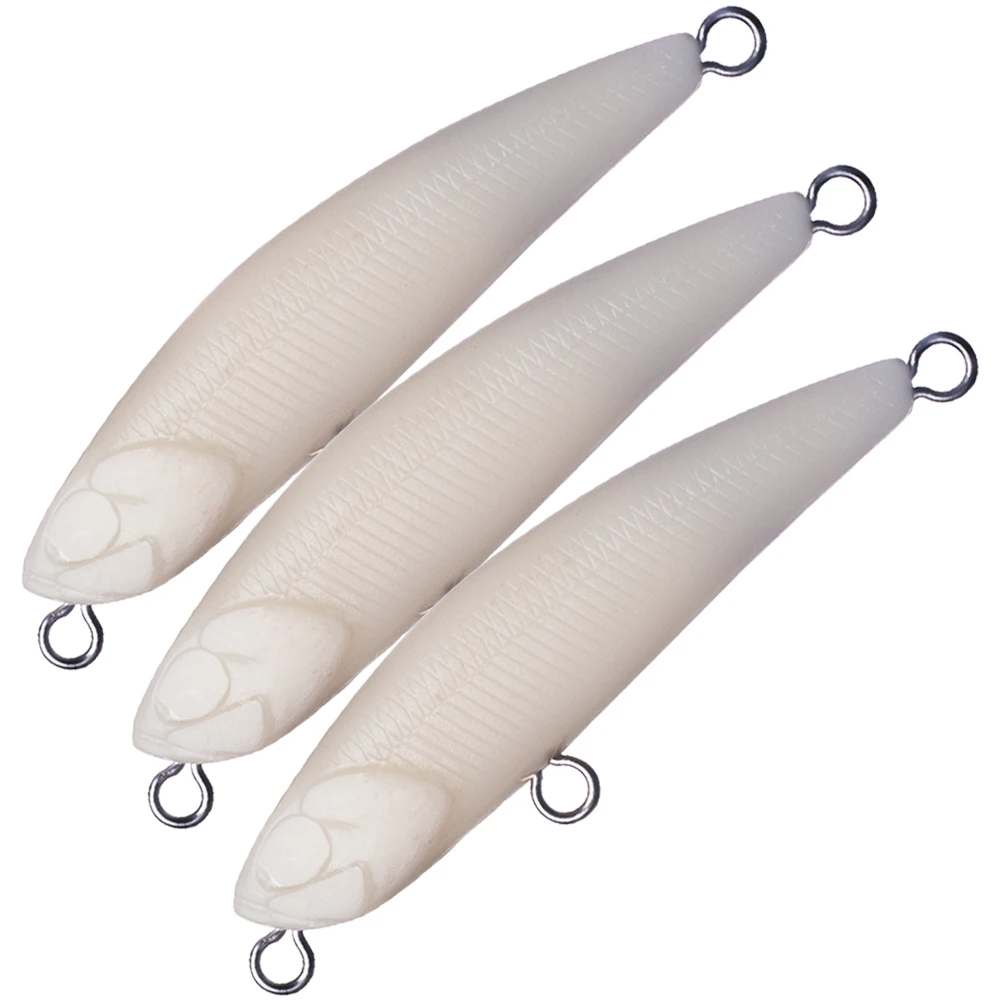 Mini lápices señuelo Dr.Holife en blanco, 5 cm, flotantes