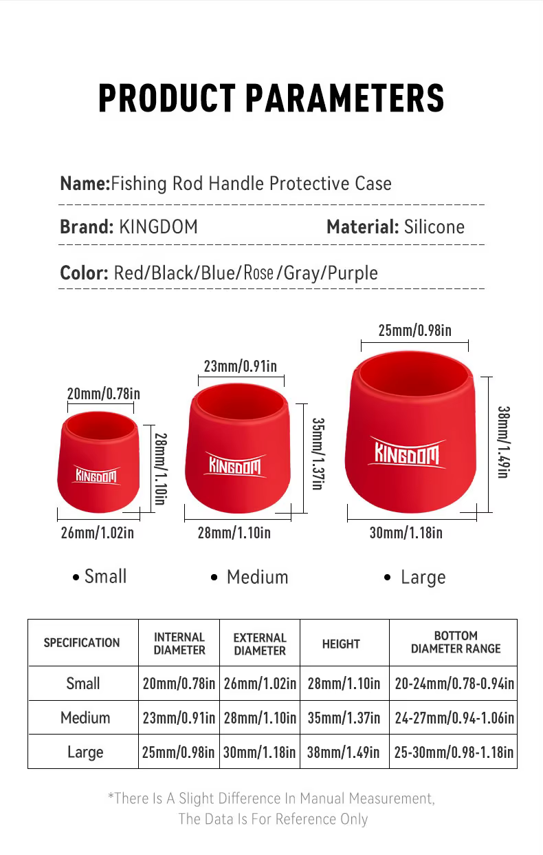 funda base caña pesca kingdom