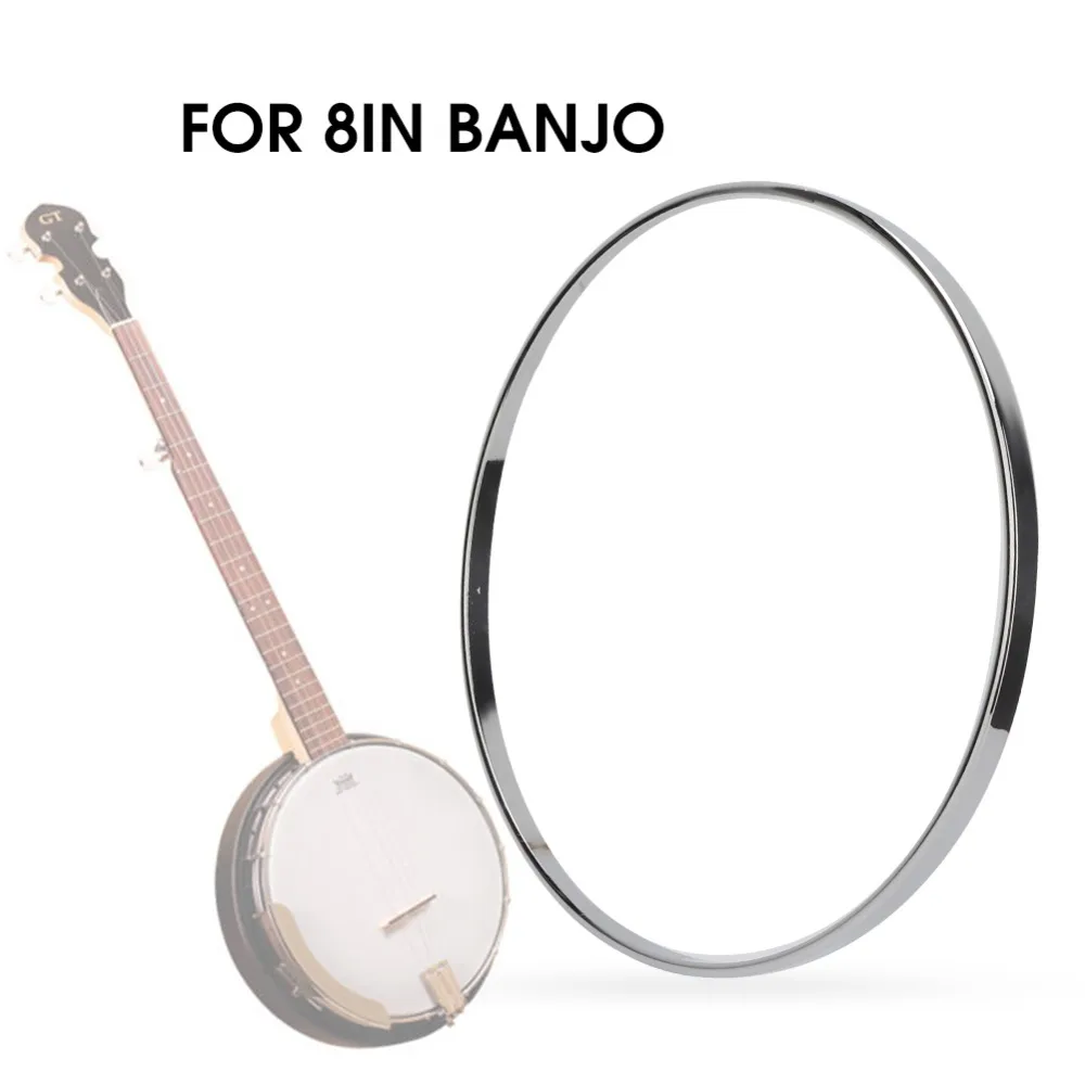Aro de tensión de acero para banjo plateado, instalación fácil - imagen 2