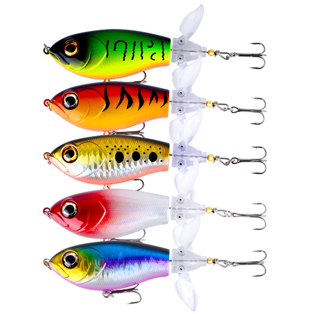 Señuelo de superficie Whopper Plopper giratorio para siluro - imagen 5
