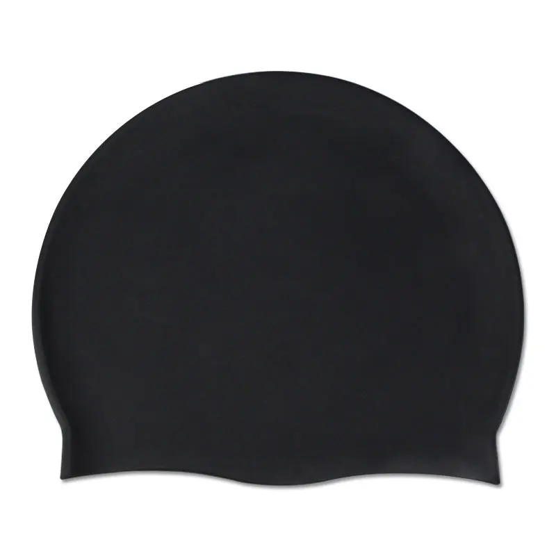 Gorro natación silicona impermeable para cabello largo unisex - imagen 2