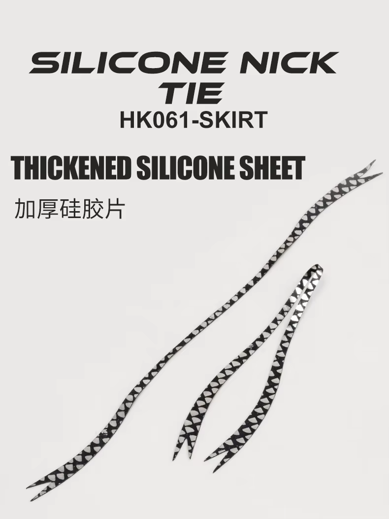 TEASER HK061-SKIRT 3 piezas de lazos de silicona para faldas